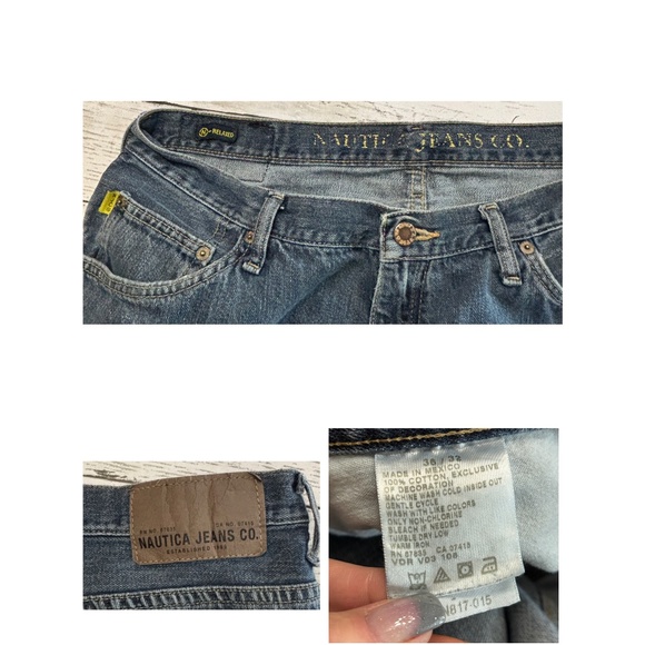Nautica Jeans Co. Men’s Relaxed Fit Jeans (Size 36) - Picture 5 of 8